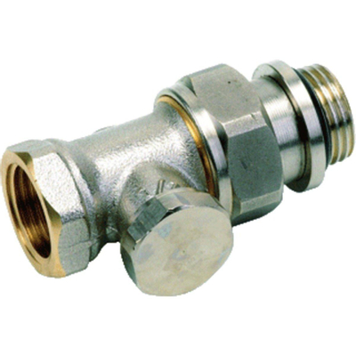 Comap Sar vanne de pied nickelée droite 3/8 Kvs = 1,55 m3/h