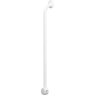 Handicare Poignée combi vertical 123.5cm inox blanc