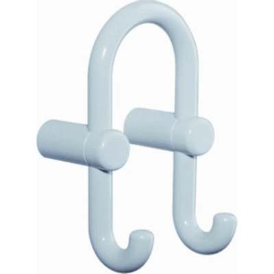 Hewi Serie 801 Patère H16.5xP8.7xL8.7cm Plastique Blanc