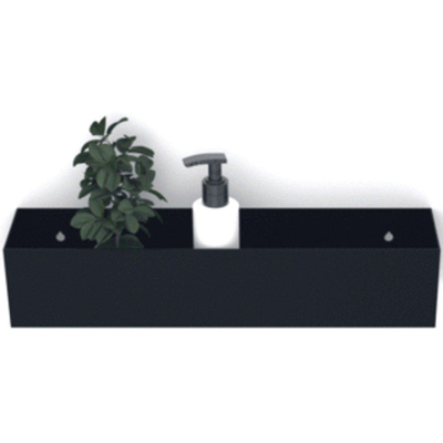 LoooX Special box rechthoek 30x10x10cm mat zwart TWEEDEKANS