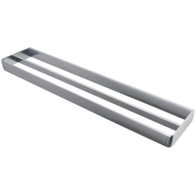 Haceka Aline Porte-serviettes double 60cm Aluminium Poli Aluminium