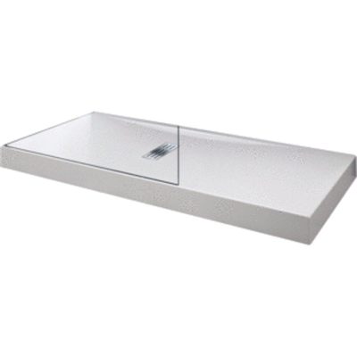 Novellini Ultra flat receveur de douche acrylique rectangulaire avec antidérapant 160x90x12cm incl. pieds et siphon blanc