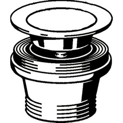 Viega Afvoerplug Messing Chroom/wit