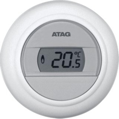 Atag Round thermostat d'ambiance h8.5xw8.5xd3cm diamètre : 8.5cm blanc