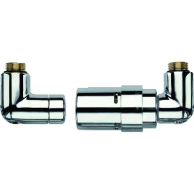 Vasco Ensemble de robinetterie + cache-angle droit chromé