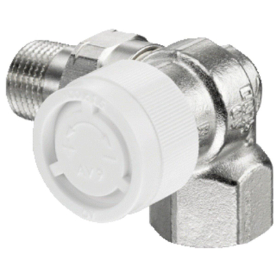 Oventrop robinet thermostatique de radiateur AV9 1/2 double équerre gauche