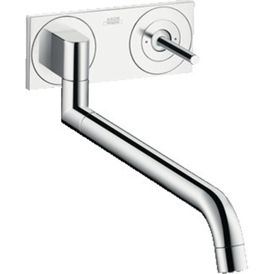 AXOR Uno 2 élément de finition pour robinet de cuisine encastré avec bec pivotant chrome
