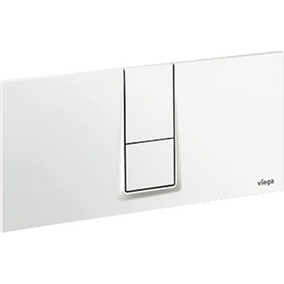 Viega Visign bedieningsplaat Visign for Style 14 DF 14x27.1cm kunststof alpine wit