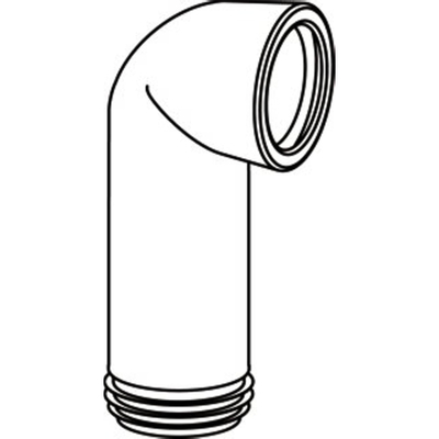 Wisa Closetafvoerbocht Universeel 235 Mm. 303E Wit