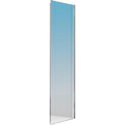 Novellini Rose FH paroi fixe 98/101x200cm pour porte coulissante PH profil chromé et verre transparent
