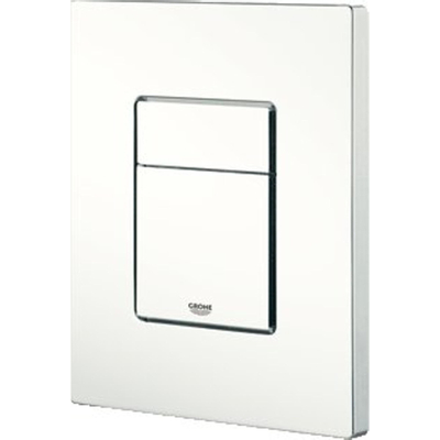 Grohe Skate cosmopolitan Bouton de commande WC 15.6x19.7cm Blanc SECOND CHOIX