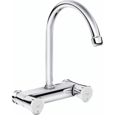 Grohe Costa L wandkraan met bovenuitloop chroom TWEEDEKANS