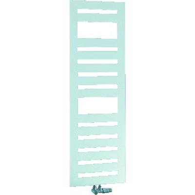 Zehnder Metropolitan Spa radiateur serviettes 175x40cm 654watt Acier Blanc brillant
