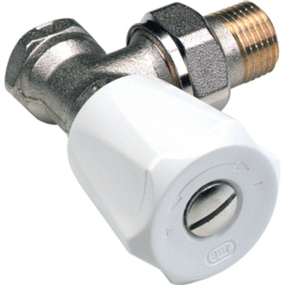 SAR Robinet de radiateur système monotube 1/2 coudé 418G