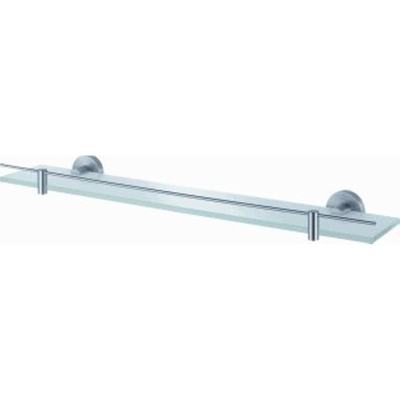Haceka Kosmos Tablette - 60x12cm - verre - inox brossé