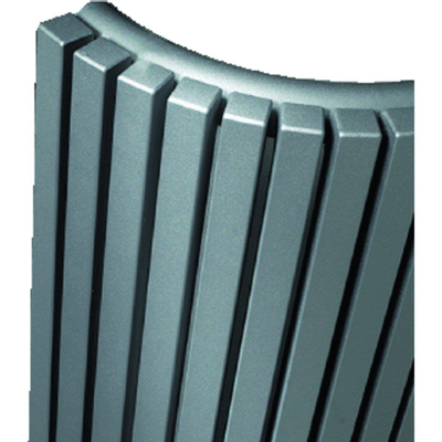 Vasco Carre Kwartrond CR A designradiator kwartrond verticaal 244x2000mm 862 watt antraciet