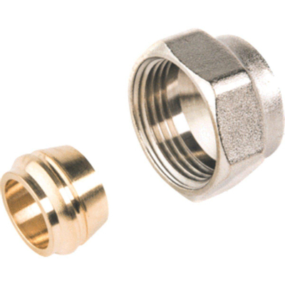 Vasco raccord eurocône 3/4x15mm pour tube cuivre rouge nickelé