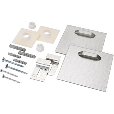 Silkline pince à miroir – métal – pour miroirs jusqu'à 0,8 m² – Chrome