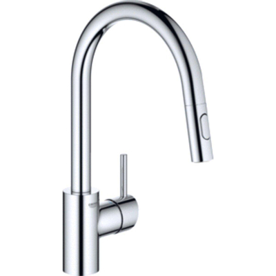 Grohe Concetto 1-gats keukenkraan met uittrekbare dual spray chroom TWEEDEKANS