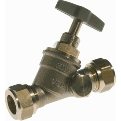Vsh robinet d'arrêt avec possibilité de vidange 2 x clamp 12mm