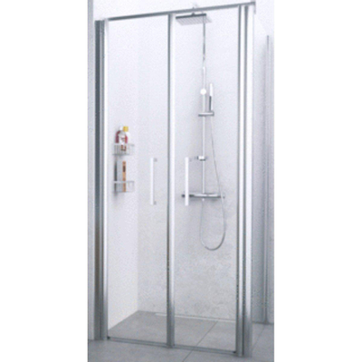 Novellini Giada klapdeur 2B 84/90x195cm wit profiel en helder glas