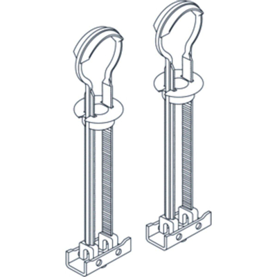 Pressalit ensemble de fixation pour charnière basculante