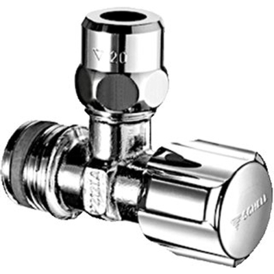 Schell Comfort robinet d'arrêt 1/2 inch Chrome brillant
