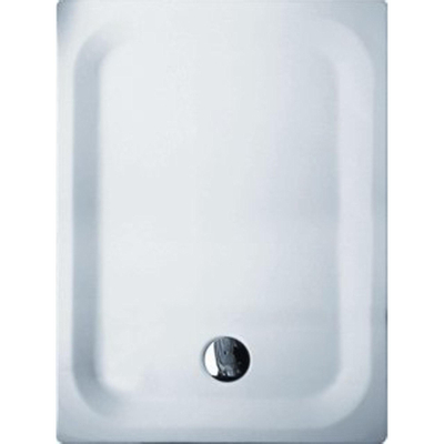 Bette Super Plat Receveur de douche Acier émaillé 120x100x3.5cm Rectangulaire Blanc