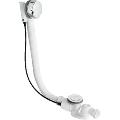 Raminex Serie 06 Ensemble vidage de baignoire plastique blanc
