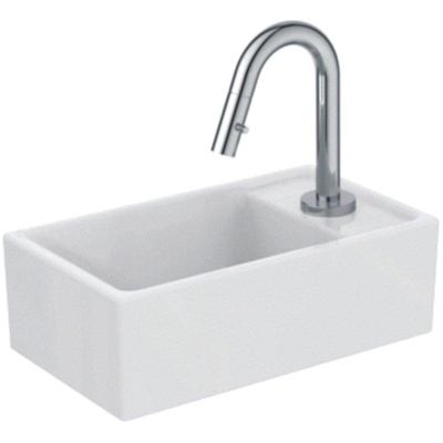 Ideal Standard Tempo fonteinset – 37x21x12 cm – keramiek wit – kraangat rechts – chromen kraan