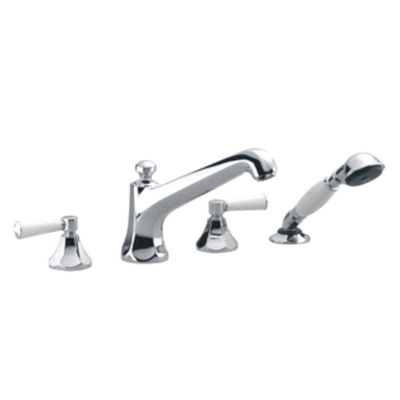 Dornbracht Madison Flair Melangeur bain/douche a 4 trous pour montage sur gorge ou hors baignoire Platine mat