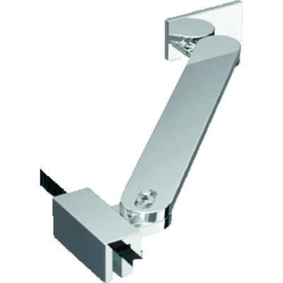 Novellini Louvre support mural 35cm chrome