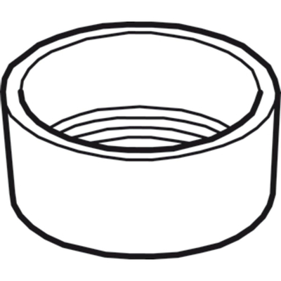 Wisa moer - voor valpijp laaghangend reservoir - set van 5 - wit
