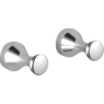 Dornbracht 360 crochet porte-serviette saillie 35mm par paire chrome