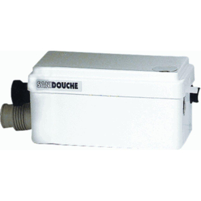 Sanibroyeur Sanidouche pompe pour eaux usées pour douche - lavabo blanc