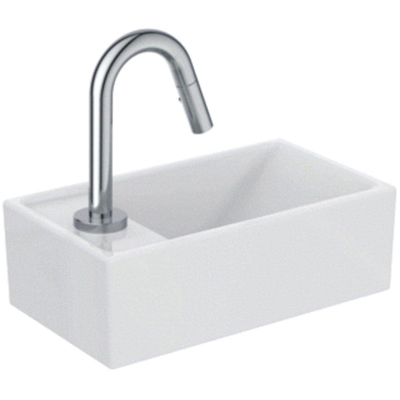 Ideal Standard Tempo fonteinset – 37x21x12 cm – keramiek wit – kraangat links – chromen kraan