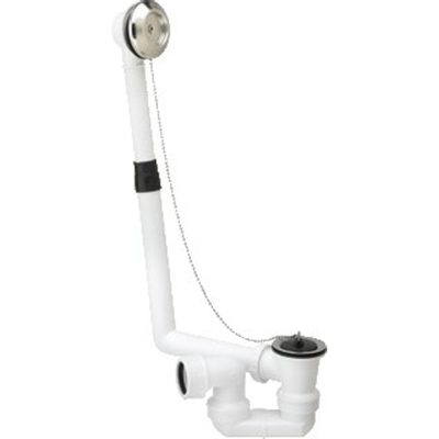 Viega Citaplex bonde de baignoire et combinaison de trop-plein avec bouchon et chaîne 40mm