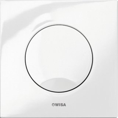 Wisa Maro bedieningsplaat kunststof mechanisch 16x16cm voor XS urinoirelement wit