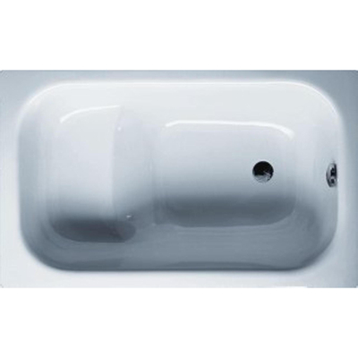 Bette acier laminé bain de siège pour les pieds paroi épaisse 105x65cm blanc
