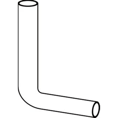 Wisa Valpijpbocht pour WC H28xL21cm diamètre : 5cm Plastique Blanc