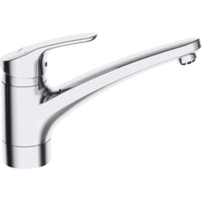 Hansa Hansamix Mitigeur de cuisine monotrou avec bec pivotant 150° 20,3 cm chrome