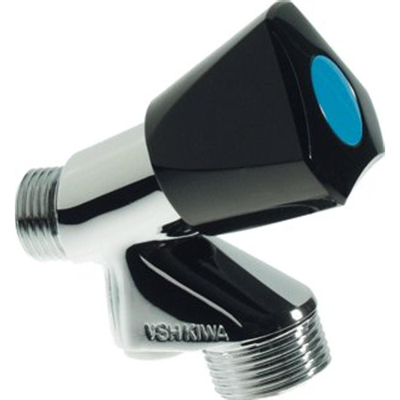 VSH robinet aérateur Luxe Basic DA-EB chromé avec clapet z. écrou douille 1/2x3/4"bu avec bouton moyen