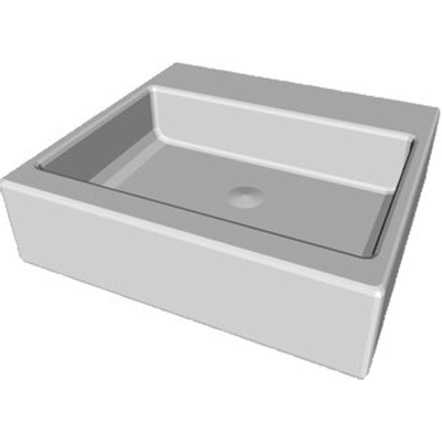 Laufen Living City lavabo 50x46x15,5cm 1 trou de robinet avec trop-plein céramique blanc