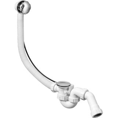 McAlpine vidage baignoire avec combinaison de trop plein avec bonde pour baignoire normal 4cm chrome