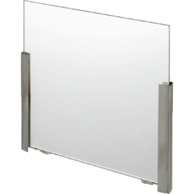 Haceka spiegelklem – draaibaar – voor spiegels tot 60x40 cm – Chroom