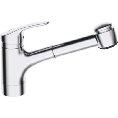 Hansa Mix Mitigeur de cuisine 1 trou de robinet limiteur de température Chrome brillant