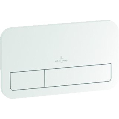 Villeroy & Boch Viconnect 2 knops bedieningsplaat wit TWEEDEKANS