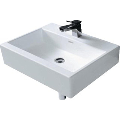Laufen Living City lavabo 60x46x15,5cm 1 trou de robinet avec trop-plein céramique blanc