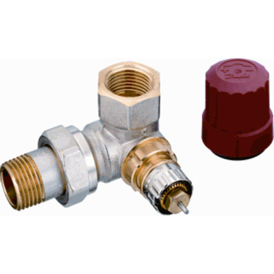 Danfoss Robinet d’arrêt thermostatique pour radiateur 3/8 double coudé LI Kvs 0,65 m3 h RA N10