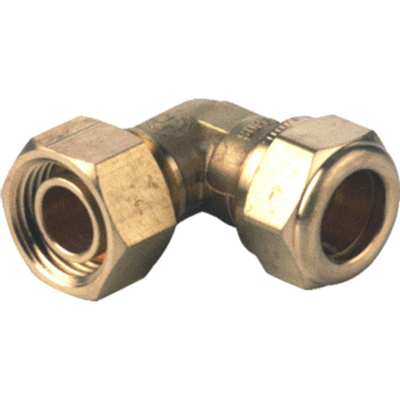 Vsh Raccord à compression encastré de rechange coude avec joint 1/2x15mm compression laiton